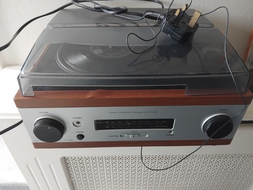 Derens turntable record player - record,