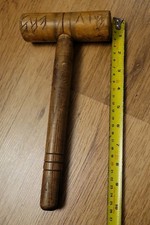 Antique Sail Makers Wooden Serving Mallet