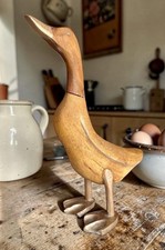 Large Vintage Wooden Duck