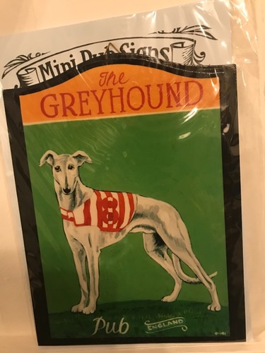 Mini pub sign the greyhound - mini,