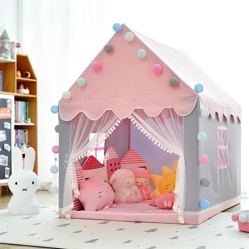 Kids play tent pink large - kids,