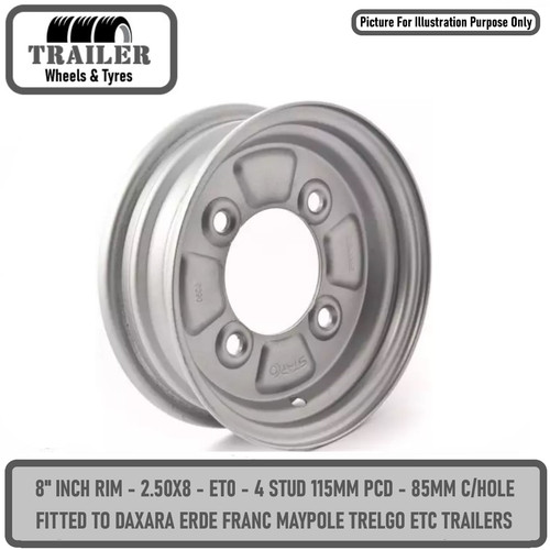 Trailer wheel rim - rim, 8