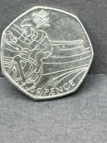 Olympic 50p cycling circulated - cycling,
