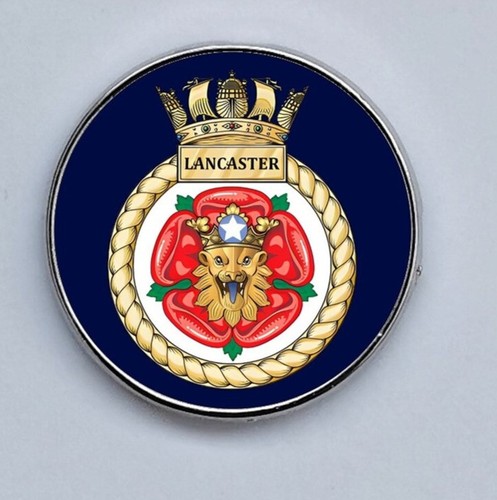 Hms lancaster royal - navy, lapel