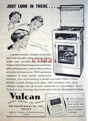 Vintage vulcan gas cooker - 'vulcan',