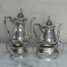 Vintage Silver Plated 4pc Tea
