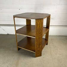 Vintage octagonal oak veneer - vintage,