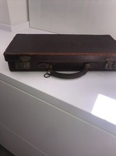 Masonic Case Vintage English Leather Hand-Stitched for Masonic Regalia Documents