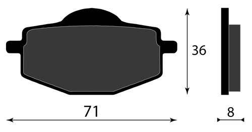 Front brake pads yamaha - pads, 80