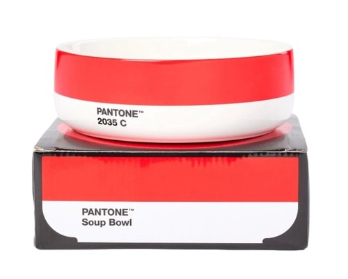 Pantone red soup - red, bowl