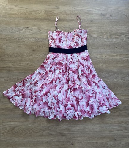 Maeva pink floral dress with - floral,