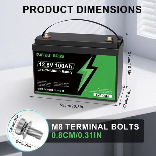 12v 100ah lithium battery - 12v,