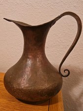 Copper Pitcher Antique Hand