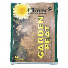60 Litre Clover Irish Moss Peat Organic Natural Soil Conditioner and Improver