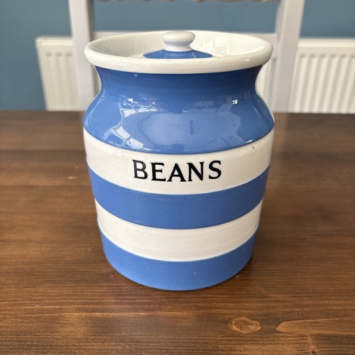 Green cornishware beans - t,