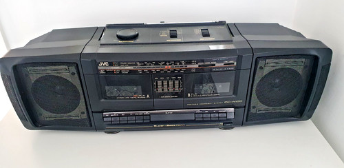 Jvc rw100 boombox - jvc, radio
