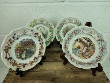 Brambly Hedge 4 Seasons Plates - Spring, Summer, Autumn & Winter - 20cm Diameter