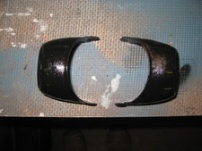 ORIGINAL PAIR STANPART TR4 STEERING COLOUMN ESCUTCHEONS