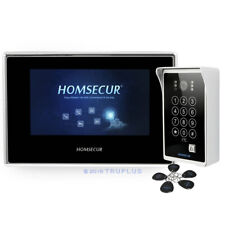HOMSECUR Video Door Intercom Set with Password RFID Entry & Recording Snapshot