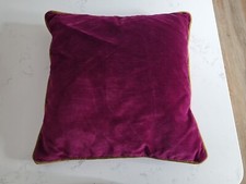 2 X John Lewis Velvet Cushion