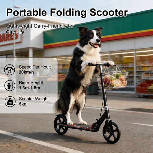 Folding adult scooter big - adult,