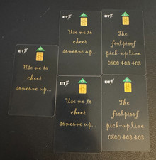UK BT Phonecards - 5 x £2/5
