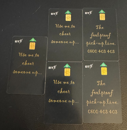 Phonecards x 2 5 - -, £2/5