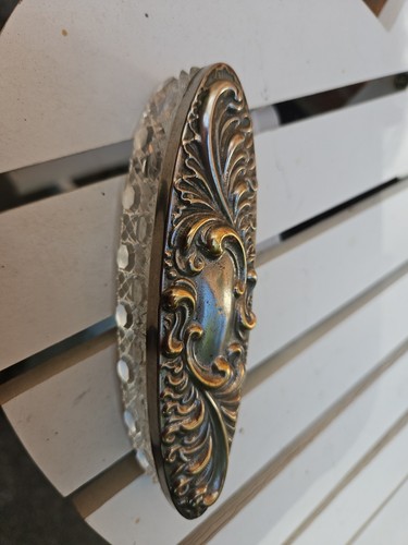 Vintage glass trinket box
