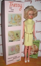 Tressy Doll Palitoy Dressed 1960s 1st Edition Blond Growing Hair Repro Key/Box