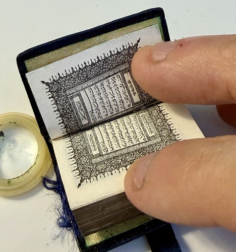 Antique miniature quran - miniature,