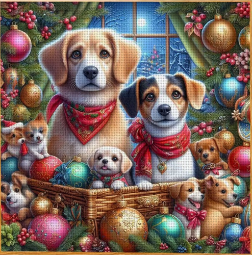 Printed cross stitch - printed, ct