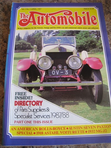 The automobile apr - the, 1987