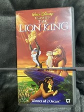 Walt Disney Classics: The Lion King (1994), VHS, pre-owned ,very good condition
