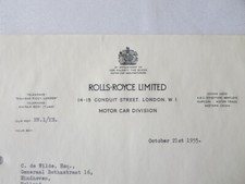 1955 Rolls Royce Limited