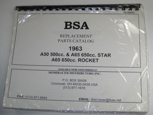 Bsa 1963 a50 a65 replacement - a50,