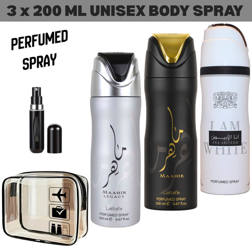 Lattafa deodorant spray unisex - lattafa,