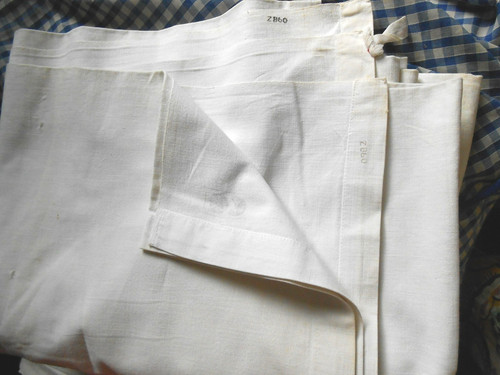 Linen sheet white flat bed - linen,