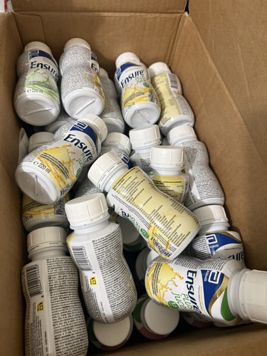 Bottles mix of - of,