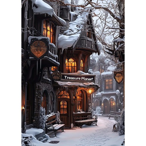 Winter village diamond - village,