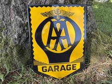 Enamel sign garage - aa, sign,garage