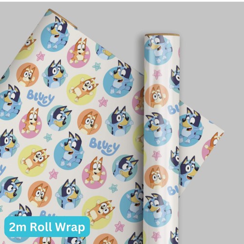 Bluey roll wrapping paper - 2m,