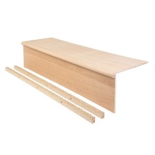 Oak stair cladding treads - oak, with