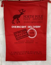 Large~Santa Canvas Burlap