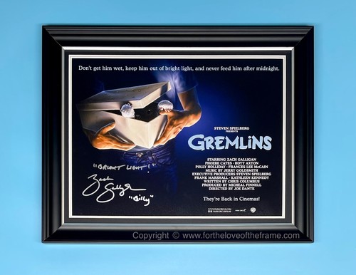 Zach galligan signed gremlins - galligan,