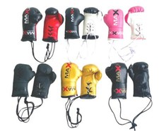 Maxx Mini Car Van Hanging boxing Gloves & Key Ring Glove Novelty Gift mma ufc rf
