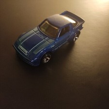 hot wheels mazda rx-7  blue