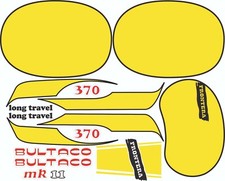 STAR SAM® STICKER KIT BULTACO