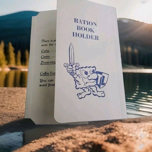 Ration book holder - book, _tate