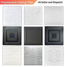 Polystyrene ceiling tile - ceiling, 3d