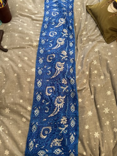 Indian silk floral - silk, scarf